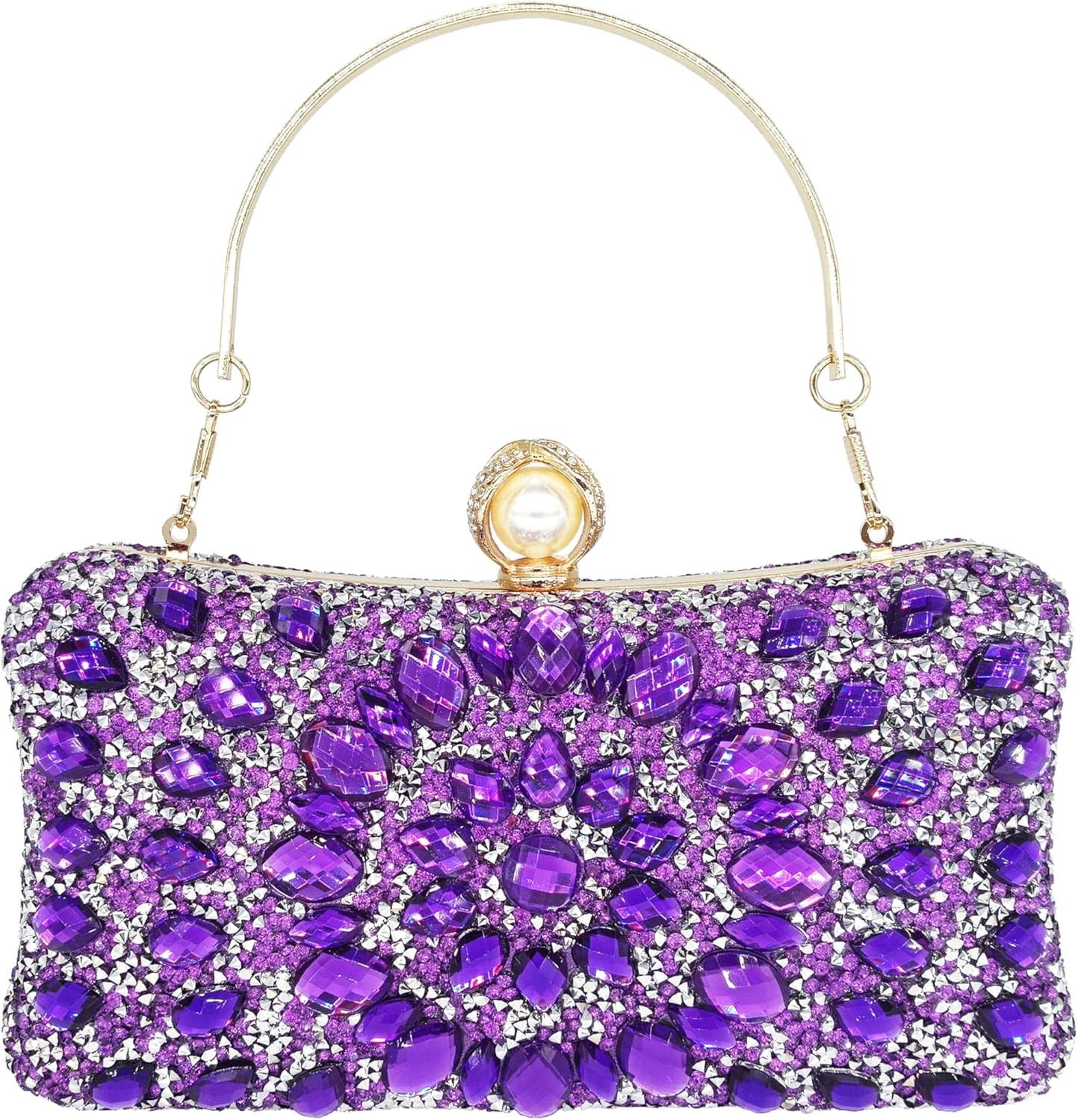 Rhinestone Clutch Purses for Women Evening Wedding Formal Bag