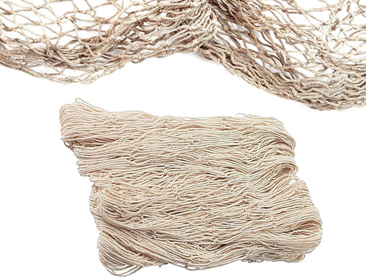 Big Mo's Natural Fish Net Party Decor - Nautical Chic!