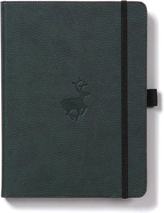 Dingbats A5 Wildlife Ruled Executive Journal - Premium Vegan Leather - Ideal for Work & Travel