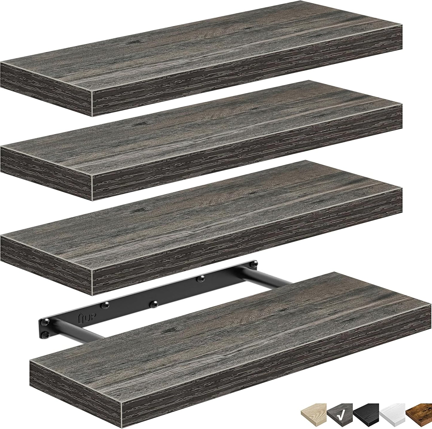 QEEIG Floating Shelves for Wall - Stylish Storage Solution