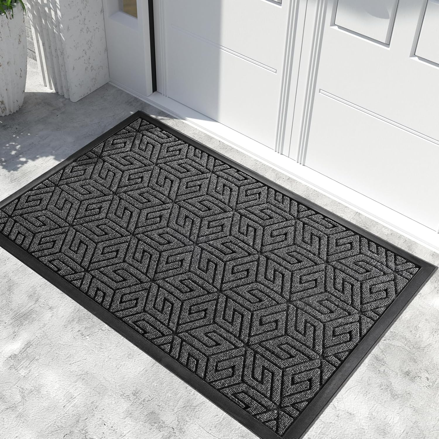 Yimobra Extra Large Door Mat 60x36 for All-Weather Use