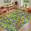 Upgrade Ultra Non Slip Kids Car Rug for Playroom and Bedroom