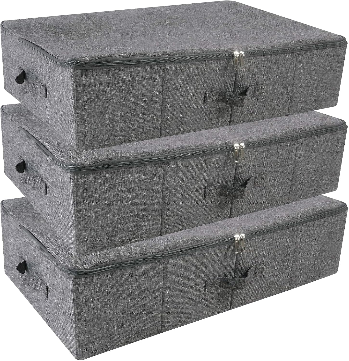 Folding Washable Rigid Underbed Storage Boxes for Efficient Space