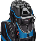 14-Way Organizer Cart Bag with Insulated Cooler Pocket - Nylon