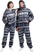 NFL Team Logo Pajamas One Piece Onsie for Fans - Cozy Polyester