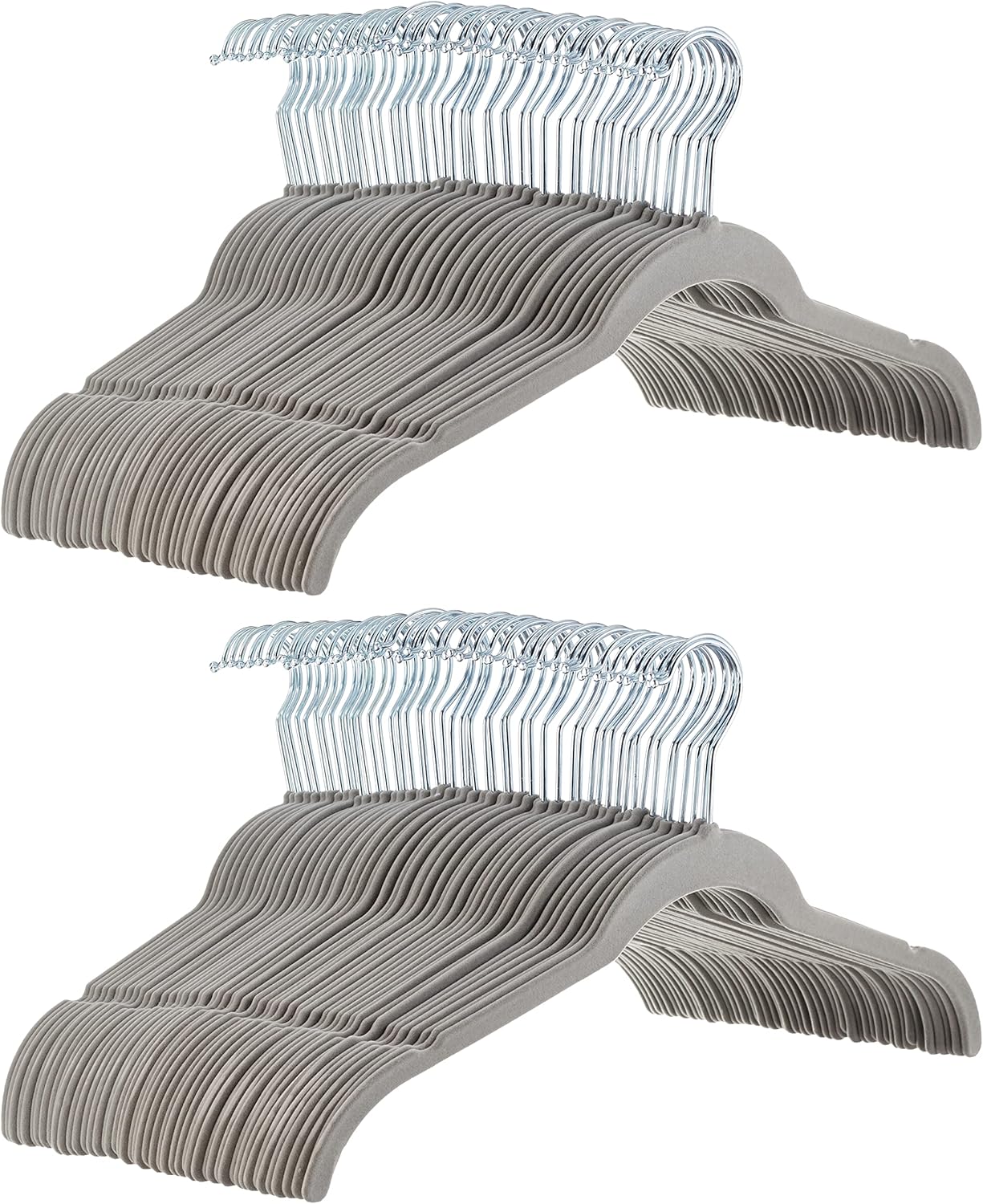 Non-Slip Velvet Clothes Hangers for Space-Saving Organization