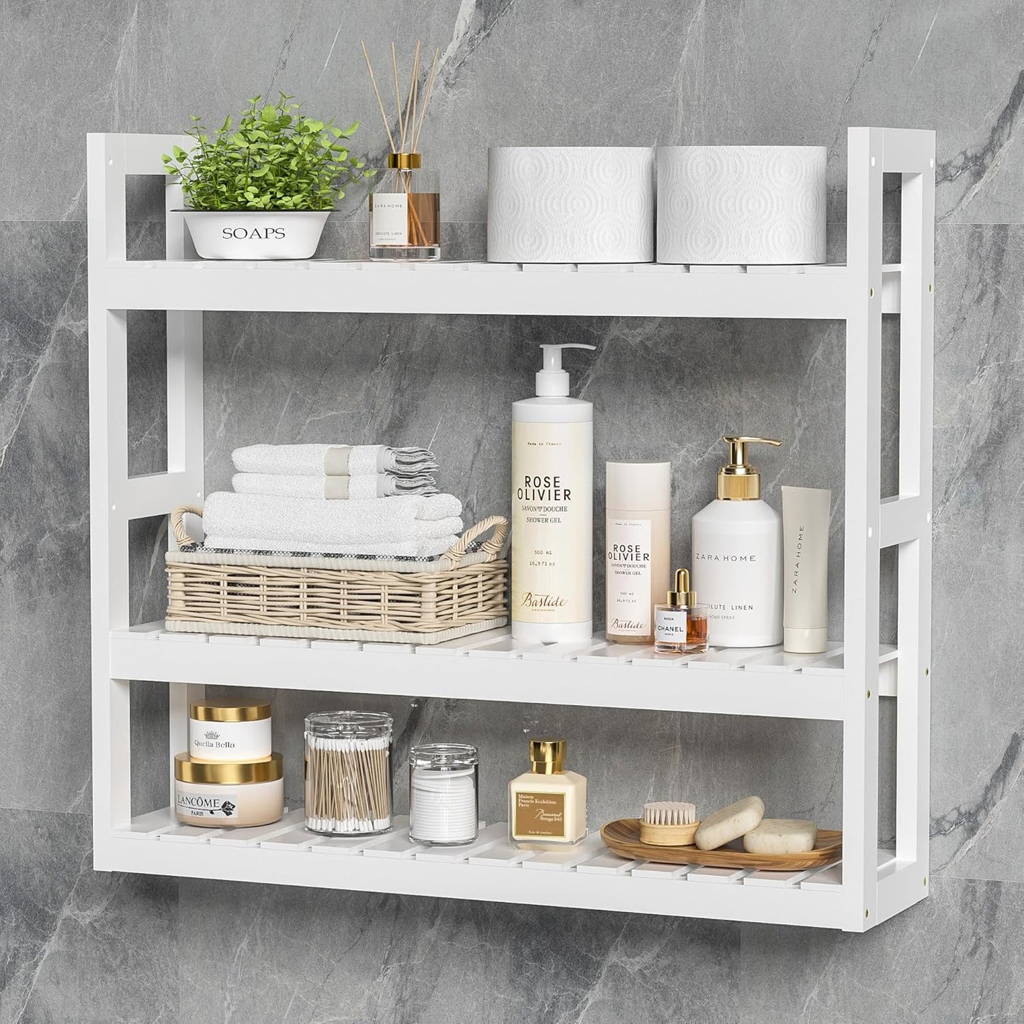 Domax Bathroom Shelves Over Toilet Storage for Organized Spaces