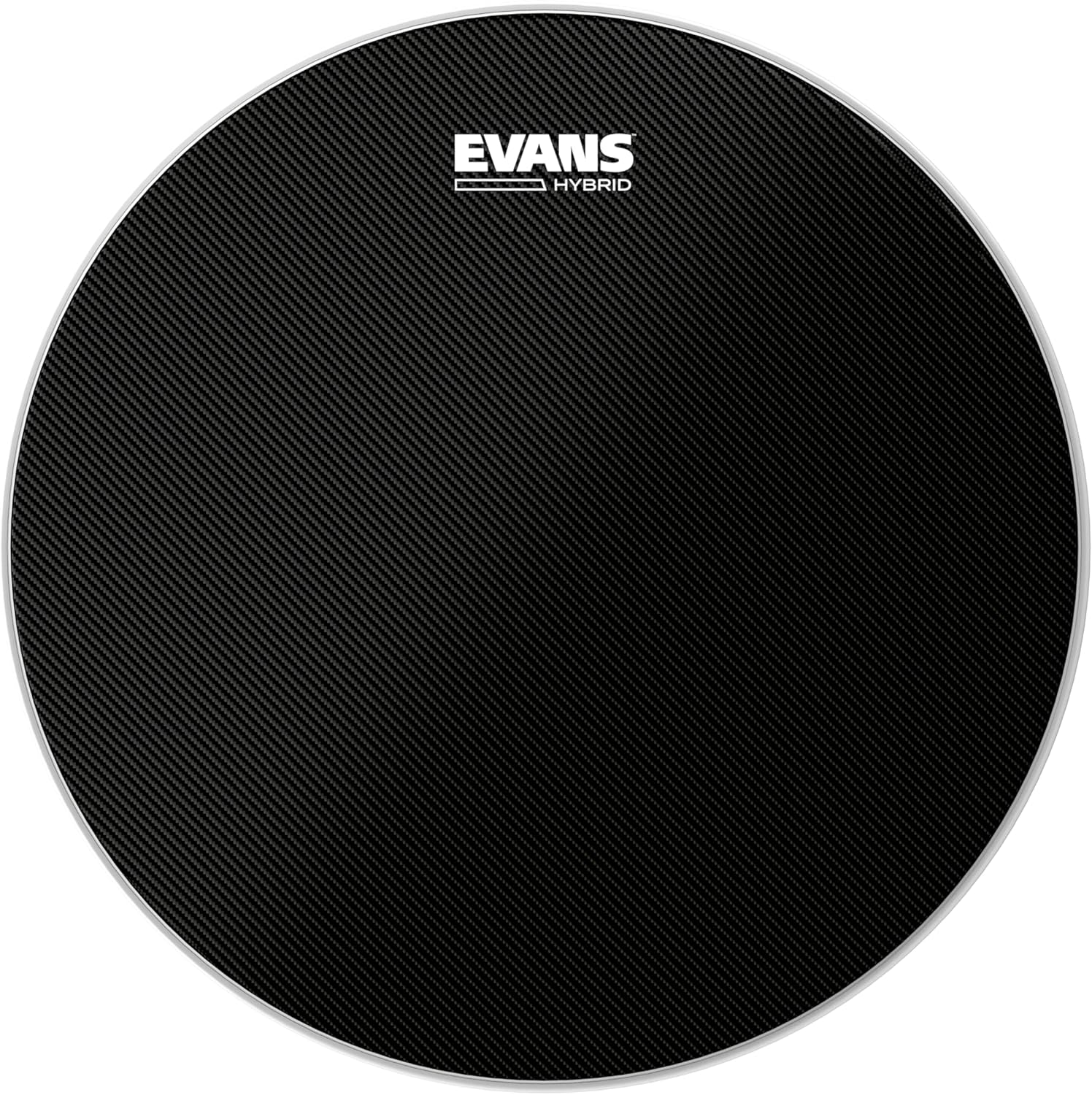 Evans Hybrid Black Marching Snare Drum Head for Dynamic Sound