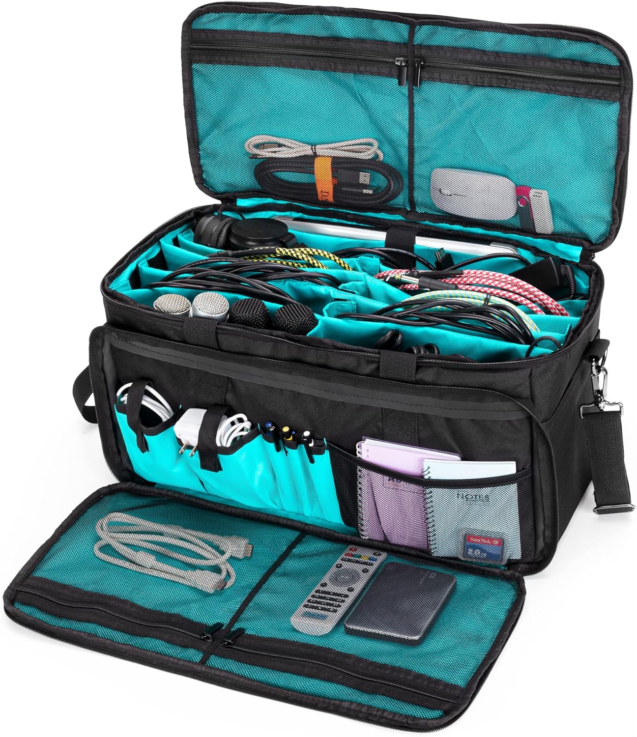 LoDrid Large Cable File Bag for DJ Gear and Music Equipment