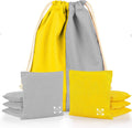 Professional Cornhole Bags Set of 8 All Weather Double Sided