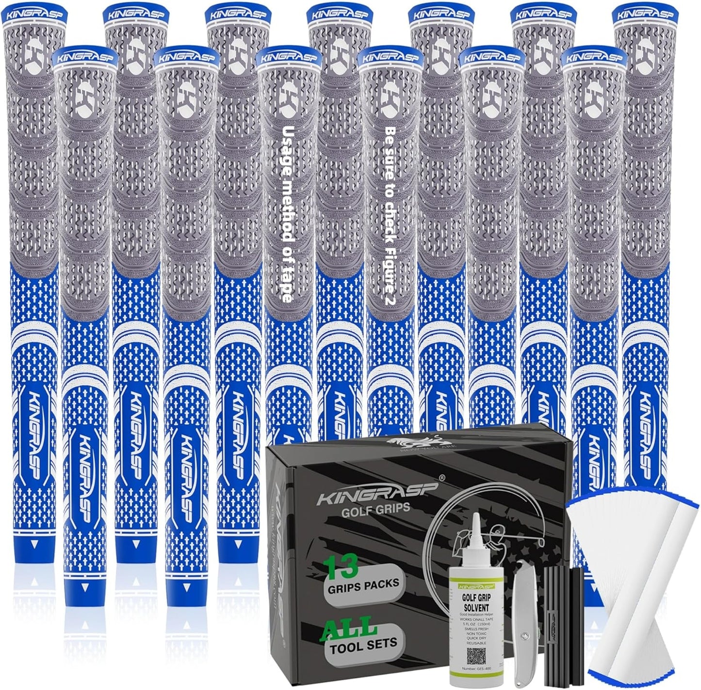 Premium Rubber Golf Grips 13 Pack for Ultimate Performance