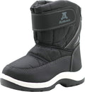 Apakowa Kids Cold Weather Water Resistant Winter Snow Boots - Warm on