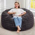 Hobestluk Bean Bag Chair 3 ft - Memory Foam Comfort and Plush Cover