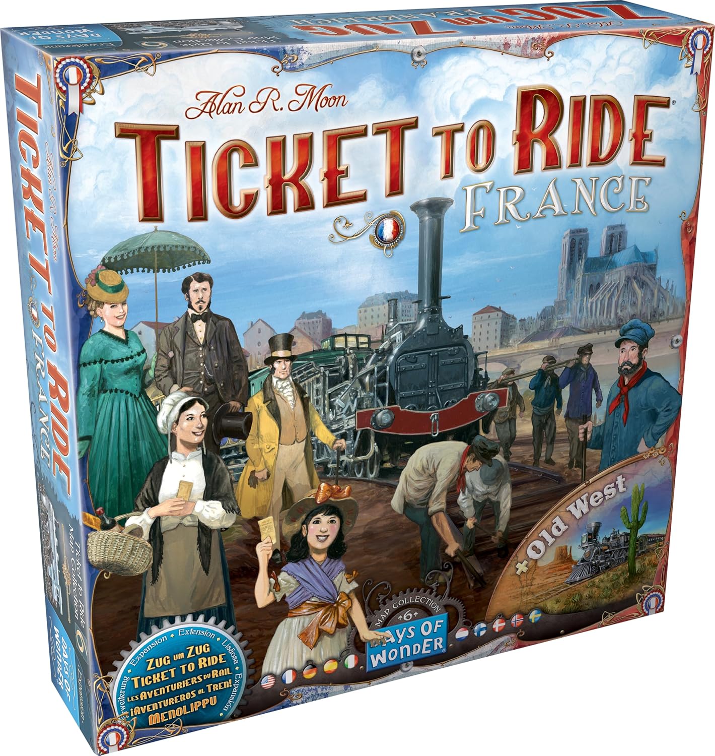Ticket to Ride France Board Game Expansion for Family Fun