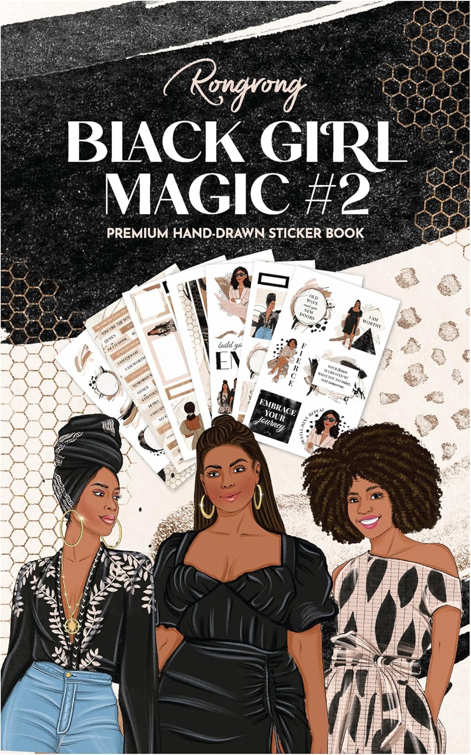 Black Girl Magic Planner Stickers Book Volume 2 for Creativity