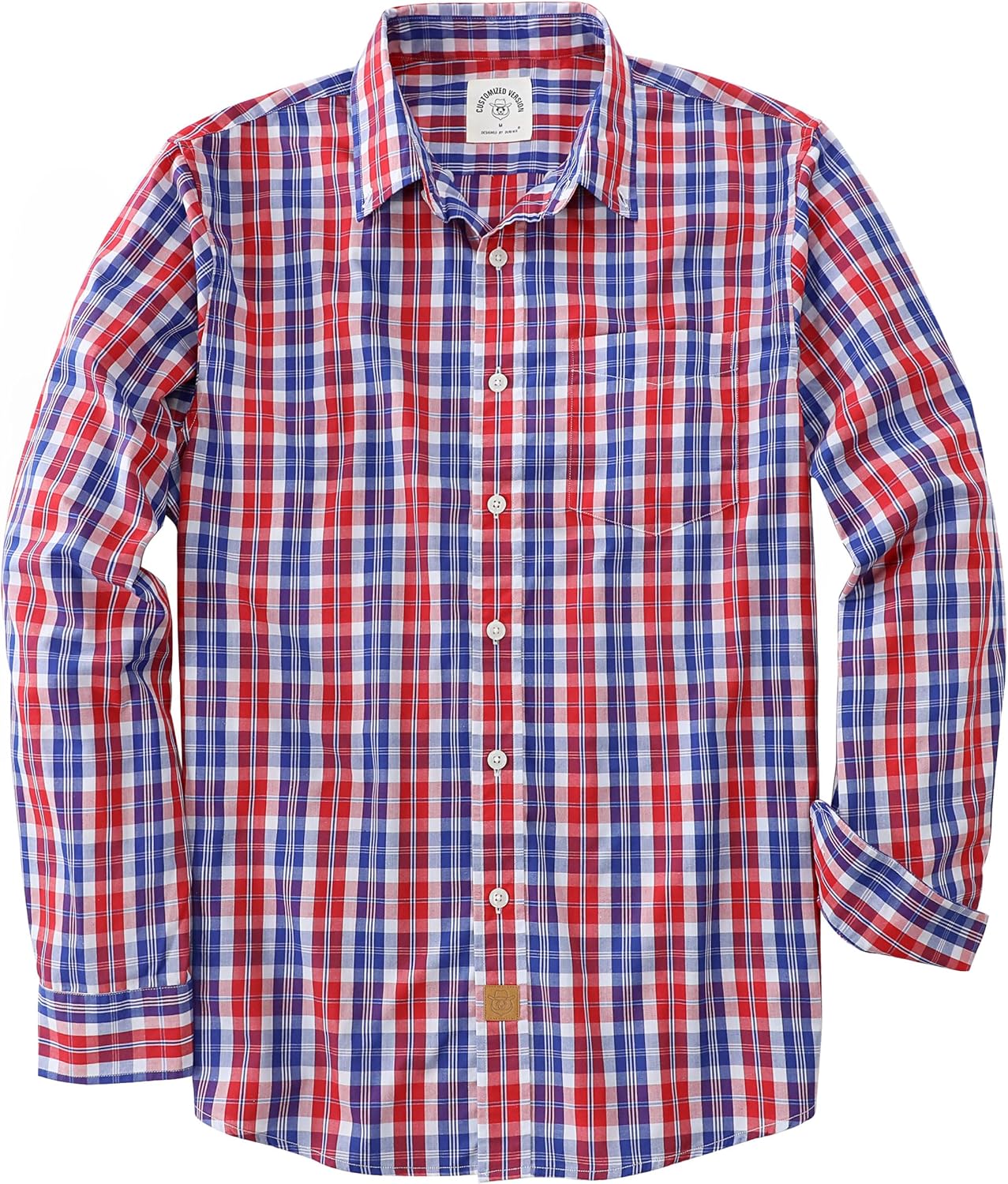 Dubinik Mens Long Sleeve Button Up Shirts for Casual Style