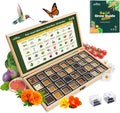 Year-Round USDA Zone 9 Seed Bank with 32 Non-GMO Heirloom Seeds