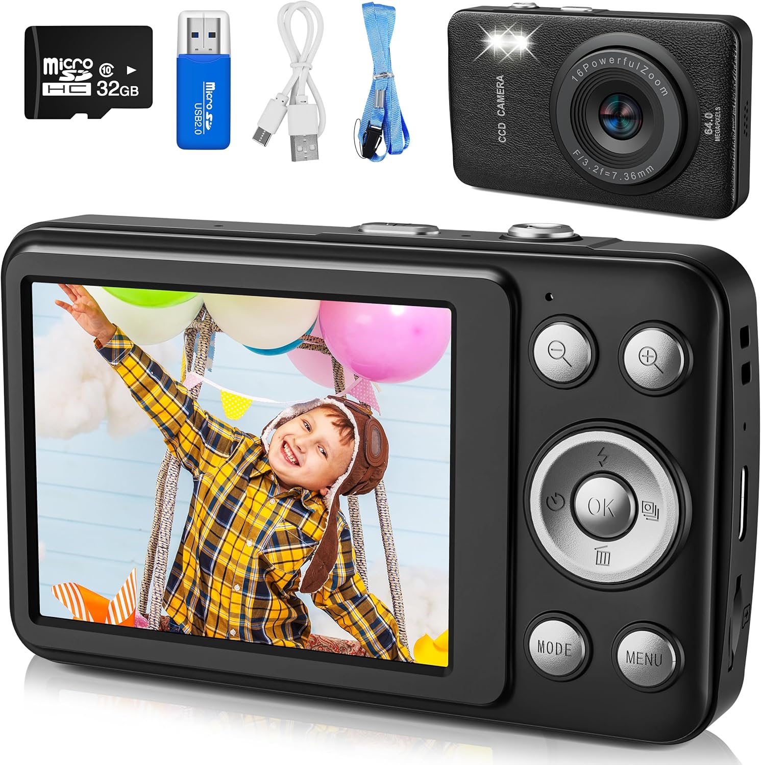 Awinto Kids Camera: Capture Memories & Music!