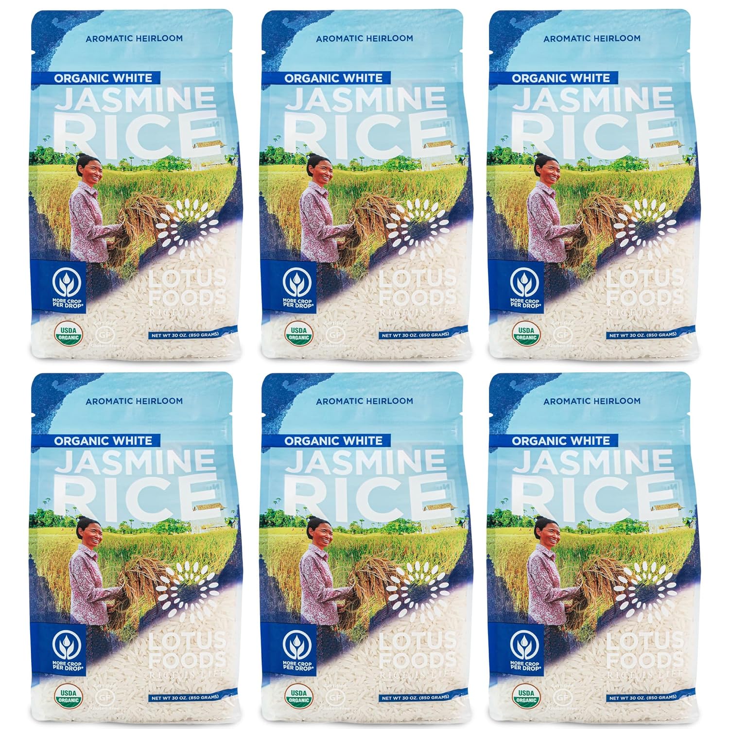 Organic White Jasmine Rice - Gluten Free and Vegan Delight