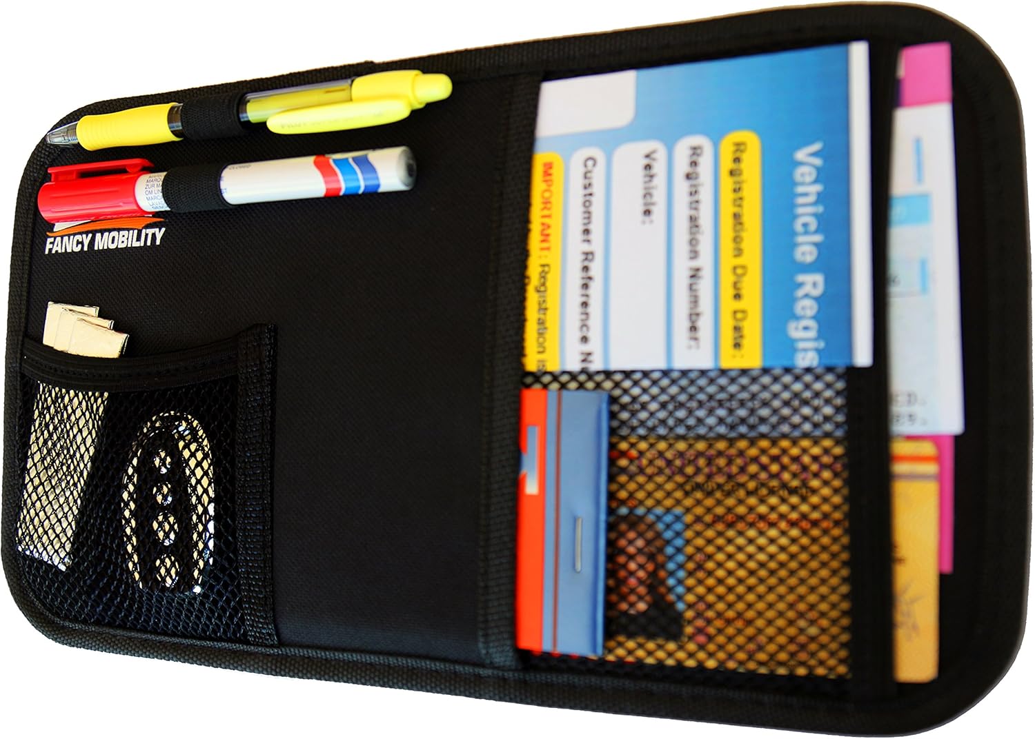 Car Sun Visor Organizer - Essential Road Trip Companion!