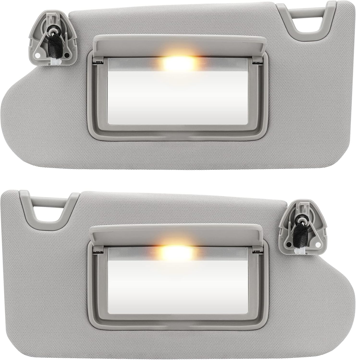 TadaMark Sun Visor Set for Nissan Altima 2013-2018 Gray Light