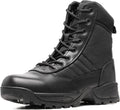 Men's Military Tactical Combat Boots Side Zipper 8 in - Durable Top