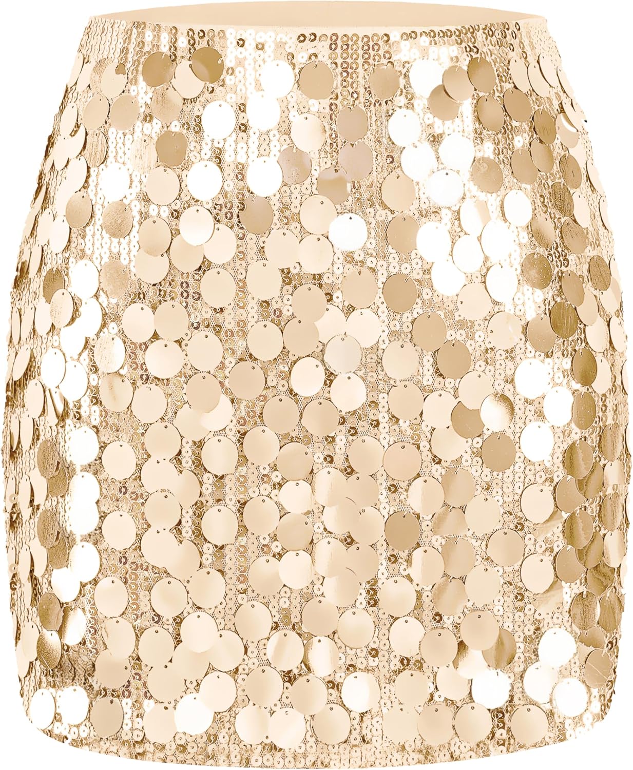 MANER Women's Sequin Skirt for Night Out Party and Events