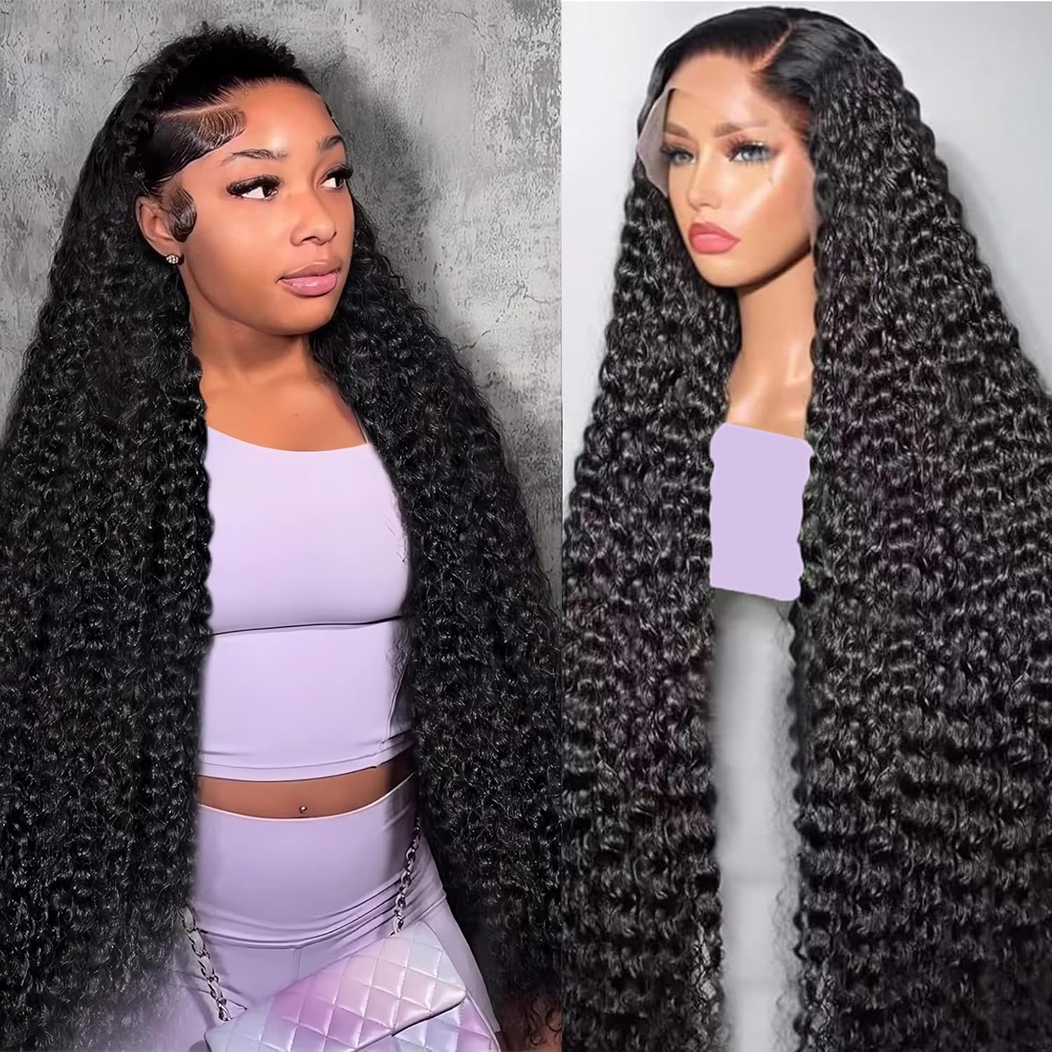 Nervoss 32Inch Deep Wave Lace Front Wigs Human Hair Review