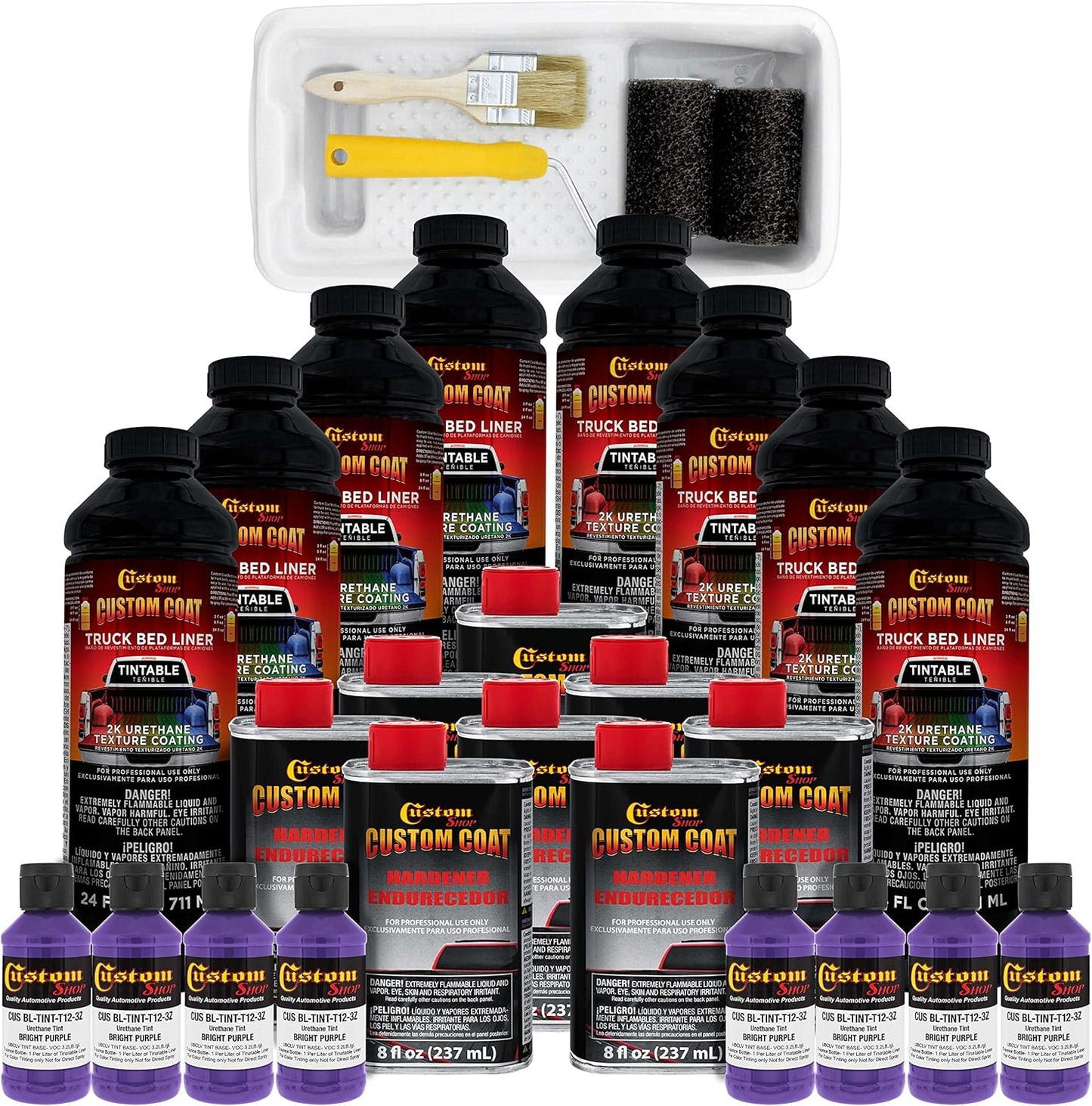 Custom Coat Bright Purple 2 Gallon Truck Bed Liner Kit Review