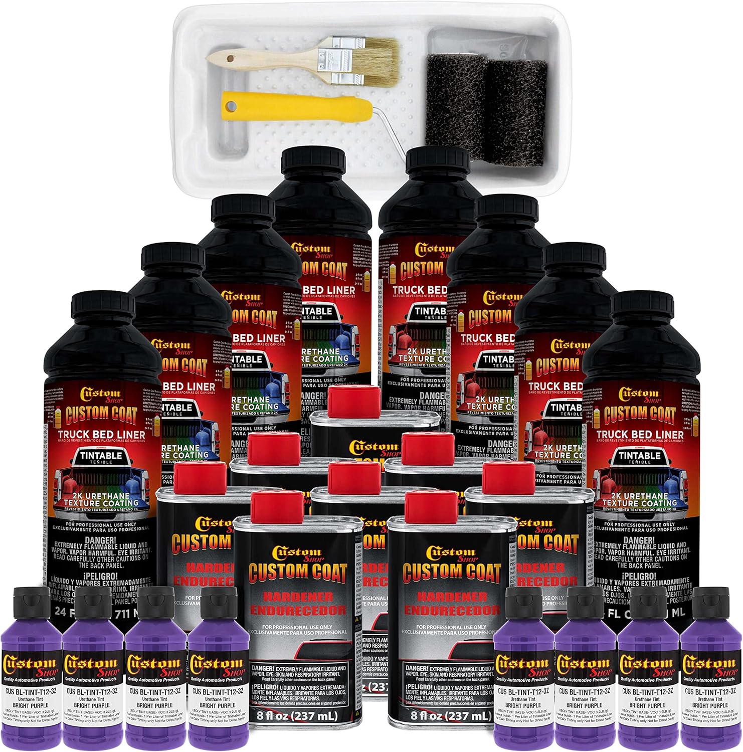 Custom Coat Bright Purple 2 Gallon Truck Bed Liner Kit Review