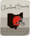 Pegasus Sports NFL State Stripe Blanket - Plush 60in x 70in