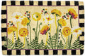 Entrance Mat Decorative Outdoor Front Door Mat - Welcome Daisies