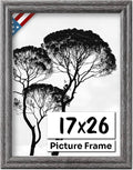 Barnwood Gray 17x26 Picture Frame.75 in Wide - Rustic Solid Wood