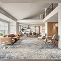 Art&Tuft 9x12 Area Rug with Anti-Slip Backing for Living Room