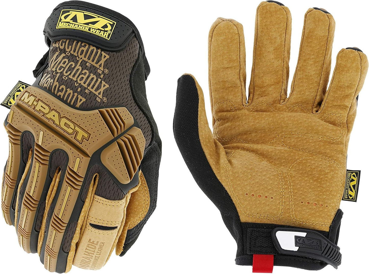 Mechanix Wear M-Pact Leather Gloves for Impact Protection