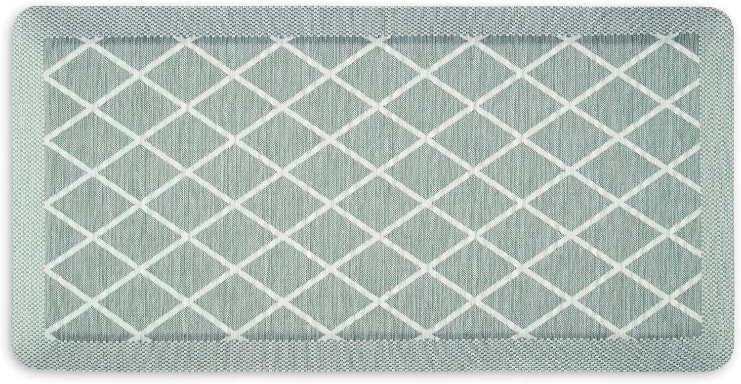 Martha Stewart Miles Modern Diamond Anti-Fatigue Kitchen Mat