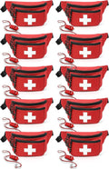 Lifeguard Fanny Pack Red with Whistle Lanyard - Baywatch Style First