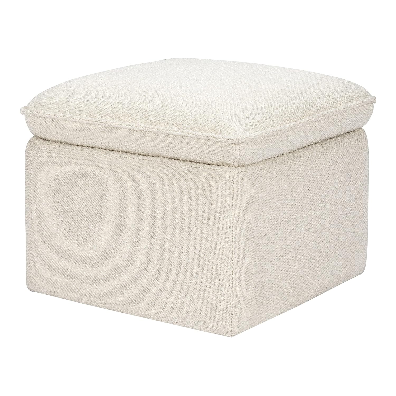 Babyletto Cali Storage Ottoman in Ivory Boucle for Your Home