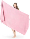 Jumbo 40x80 in Turkish Cotton Bath Sheet - Rose Oversized