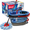 RinseClean Spin Mop & Bucket System - Cleans with Clean Water