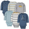 Gerber Baby Boys' 6-Pack Long-Sleeve Onesies: Cozy Comfort!