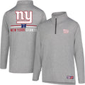 Ultra Game Men's NFL Super Soft 3/4 Zip Long Sleeve Shirt - Athletic