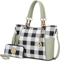 Tote Bag for Women Vegan Leather Handbag Set - 2-PC Chic Carryall