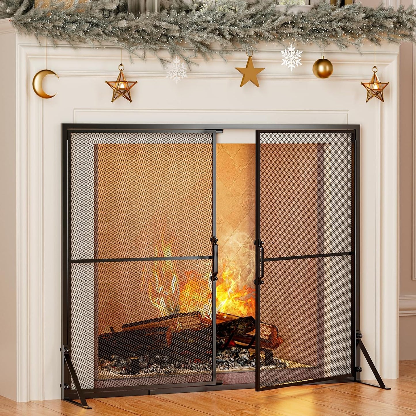 Fireplace Screen with Doors for Safety and Style in Your Home