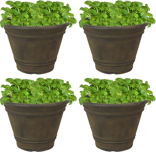 Sunnydaze 20-Inch Franklin Large Plant Pot for Outdoor Use