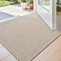 Ultra Thin Indoor Door Mat 24x36 - Low Profile Non Slip Doormat