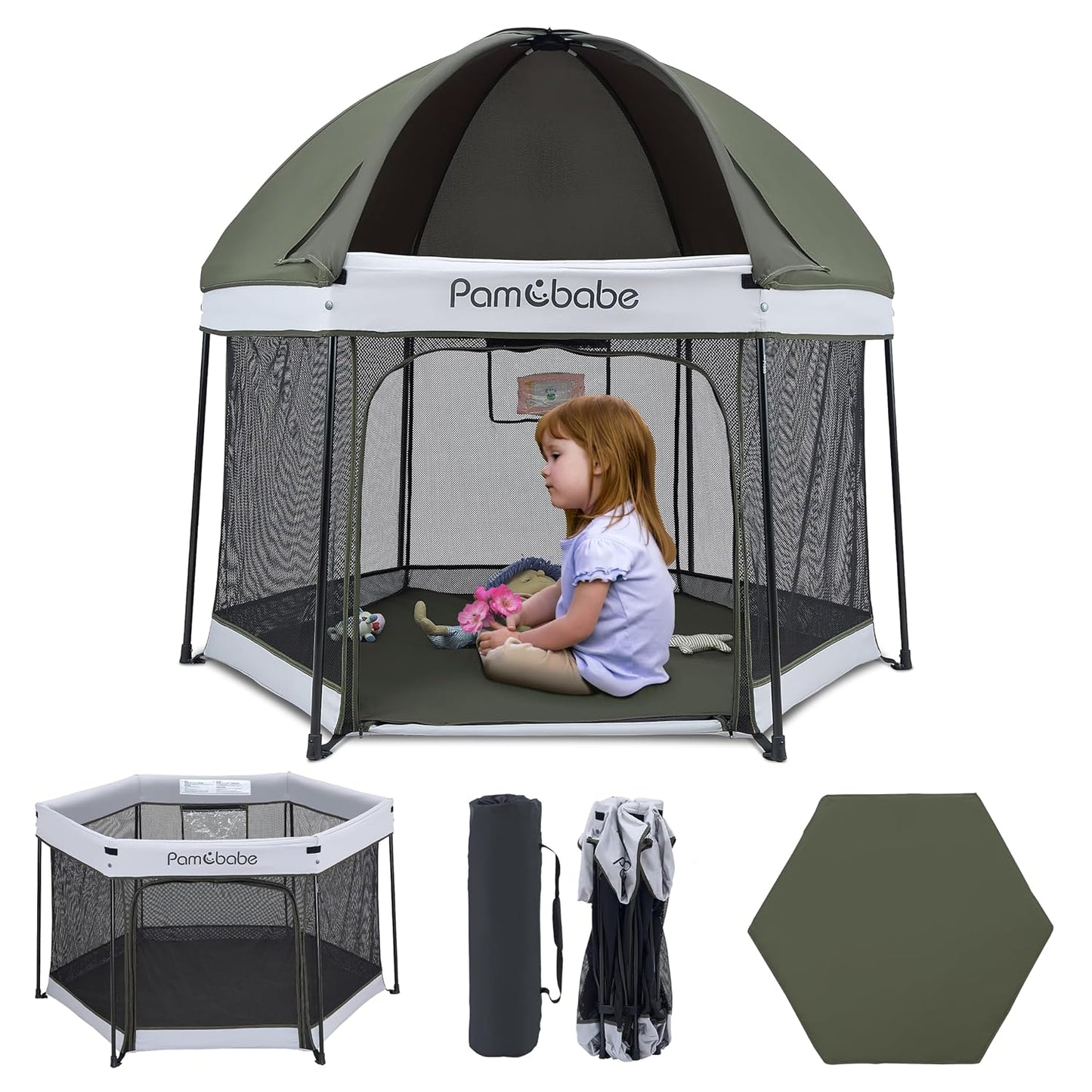 Pamo Babe Portable Playard: Outdoor Fun & Indoor Safety