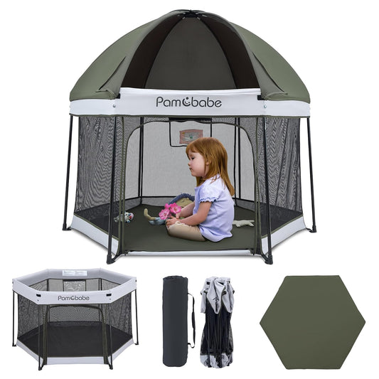 Pamo Babe Portable Playard: Outdoor Fun & Indoor Safety