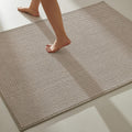 Large Bathroom Rug 36x48 in Beige - Low Pile Quick Dry Bath Mat