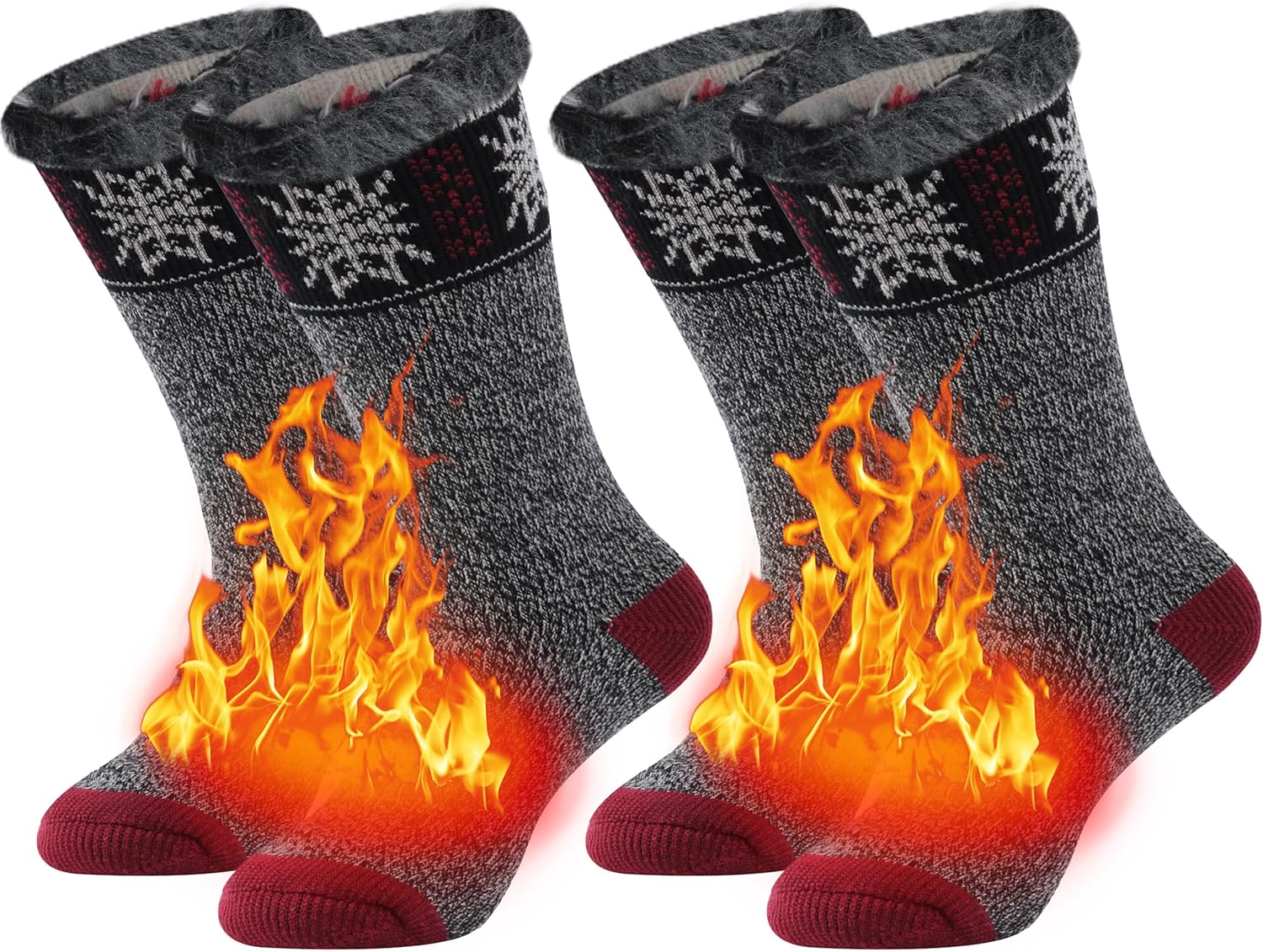 Insulated Warm Crew Socks for Cold Weather